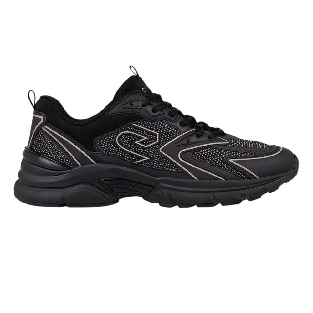 Cruyff Mens Scorpius Sneakers / Black/Gold